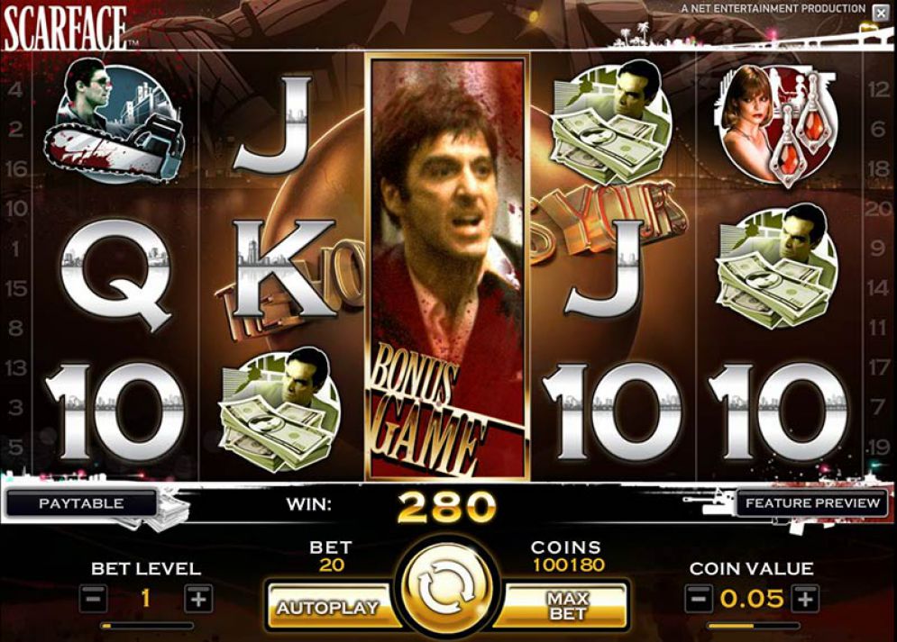 slot machine scarface online