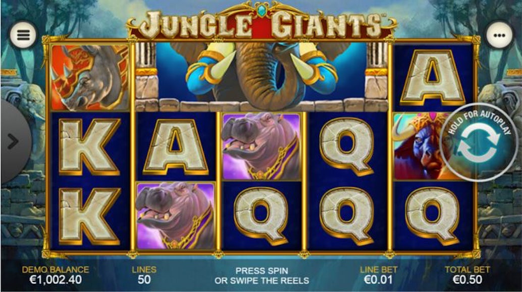 griglia slot jungle giants