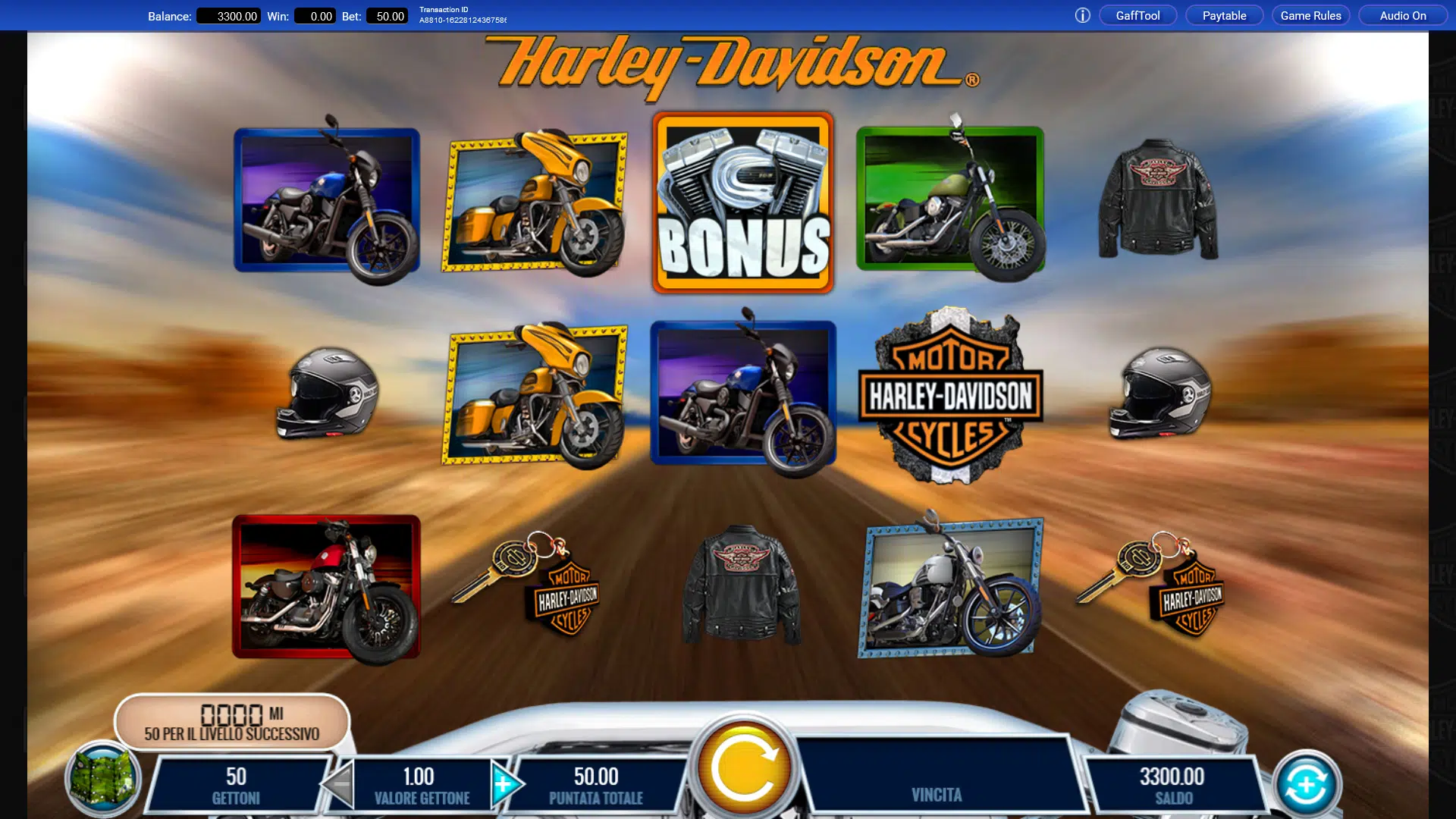 slot machine Harley-Davidson Freedom Tour