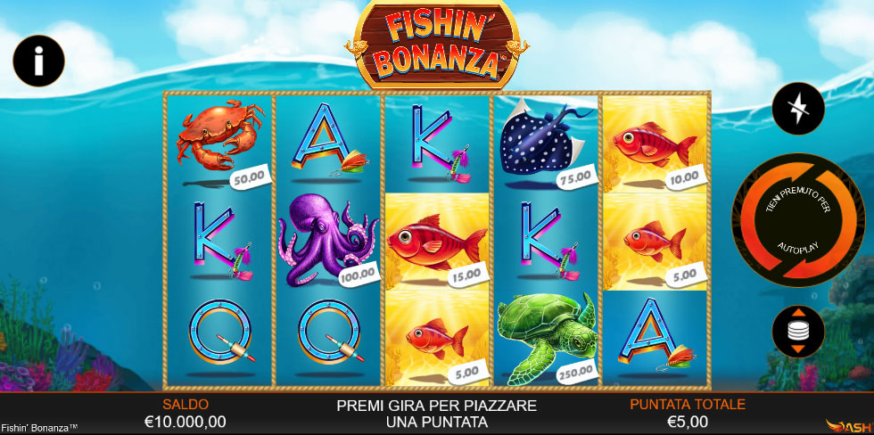 slot machine fishin bonanza