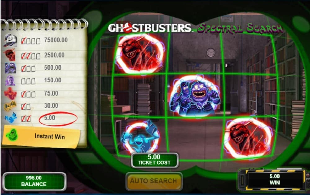 slot gratis Ghostbusters Spectral Search